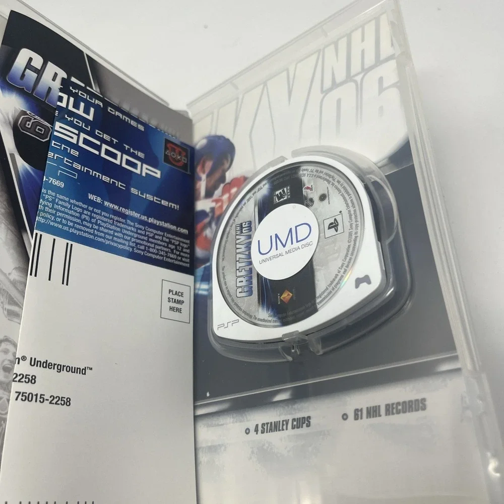Gretzky NHL 06 (Sony PSP, 2005) Complete CIB